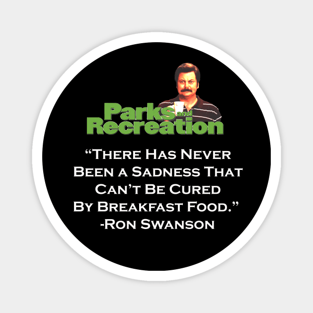 RON SWANSON QUOTE Magnet by Cult Classics